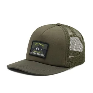 Czapki damskie - Helly Hansen Czapka z daszkiem Flatbrim Trucker 67155 Lav Green/ Vert Lav 421 - grafika 1