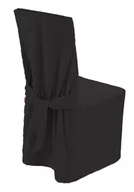 Pokrowce na meble - Dekoria Sukienka na krzesło Shadow Grey grafitowy) 45 × 94 cm Cotton Panama 580-702-08 - miniaturka - grafika 1