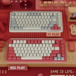 MIIIW Art Series Z830 Mechanical Keyboard 83 Keys Triple-mode - Red - Klawiatury - miniaturka - grafika 2