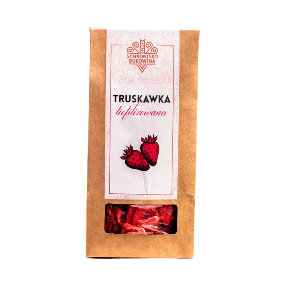 Truskawki liofilizowane 40g - Schronisko Bukowina