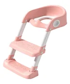 Nocniki - TryCo nakładka uniwersalna na sedes z trabinką trener pink - miniaturka - grafika 1