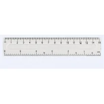 FIORELLO Linijka 15cm plastik Fiorello GR-801 - Linijki, ekierki - miniaturka - grafika 2