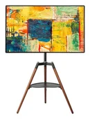 Uchwyty do telewizora - Techly ICA-TR58 uchwyt do telewizorów 165,1 cm (65") Czarny, Drewno - miniaturka - grafika 1