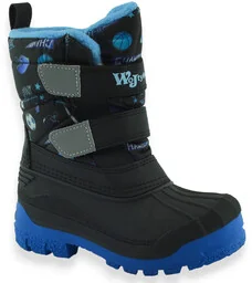 Buty zimowe dla chłopca śniegowce Wojtyłko 24103 Granatowe - Buty dla chłopców - miniaturka - grafika 1