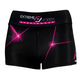 Spdenki fitness damskie EXTREME HOBBY MT SPORT krótkie - Spodnie sportowe damskie - miniaturka - grafika 1