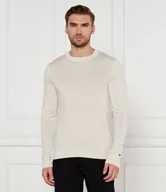 Dresy męskie - maglie uomo tommy hilfiger mw0mw36539 dc fine gauge merino ybi ivory - miniaturka - grafika 1