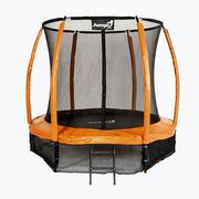 Trampoliny - Jumpi Trampolina ogrodowa Jumpi Maxy Comfort Plus 244 cm pomarańczowa TR8FT - miniaturka - grafika 1