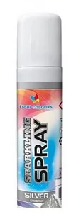 Barwnik Brokat spożywczy w sprayu Srebrny 50ml - Ciasta i półprodukty do ciast - miniaturka - grafika 1