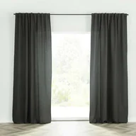 Zasłony - Dekoria pl pl Zasłona BASIC na taśmie marszczącej 140x280cm bazaltowy 1 szt. 140 cm x 280 cm pl Zasłona BASIC na taśmie marszczącej 140x280cm bazaltowy 1 szt. 140 cm x 280 cm - miniaturka - grafika 1