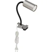 Lampy stojące - Globo Robby 57911K lampa stołowa lampka 1x25W GU10 nikiel - miniaturka - grafika 1