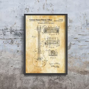 Plakat retro Patent na gitarę McCarty - Plakaty Plakat retro Patent na gitarę McCarty - Plakaty - miniaturka - grafika 1
