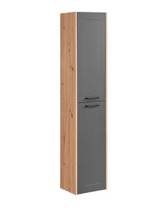 Comad Szafka łazienkowa MODUO MADERA GREY 800 35 cm szara/dąb słupek MADERA-GREY-800 - Szafki łazienkowe Comad Szafka łazienkowa MODUO MADERA GREY 800 35 cm szara/dąb słupek MADERA-GREY-800 - Szafki łazienkowe - miniaturka - grafika 1