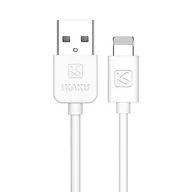 Kable USB - Kabel USB iPhone Lightning 2.4A 2m Ładowanie i Transfer Danych KAKU Youchuang (KSC-332) biały - miniaturka - grafika 1