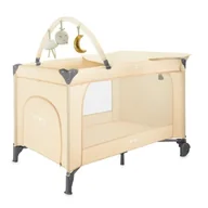 Łóżeczka i kojce - Łóżeczko turystyczne MOMI Belove Plus Beżowy - miniaturka - grafika 1