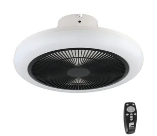 Eglo 35139 - LED Ściemnialny wentylator sufitowy KOSTRENA LED/25,5W/230V czarny+pilot - Wentylatory sufitowe - miniaturka - grafika 1