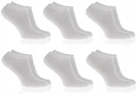 Skarpetki męskie - 6PAR BAWEŁNIANE MĘSKIE STOPKI SKARPETKI 40-43 - STP6-M-BIA-40-43 - miniaturka - grafika 1