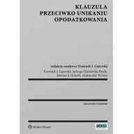 Prawo - Golecki Mariusz, Glumińska-Pawlic Jadwiga, Werner Klauzula przeciwko unikaniu opodatkowania - dostępny od ręki, natychmiastowa wysyłka - miniaturka - grafika 1