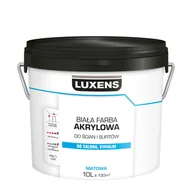 Farby wewnętrzne - Farba Luxens Akrylowa Biała 10 l 3276007537406 - miniaturka - grafika 1