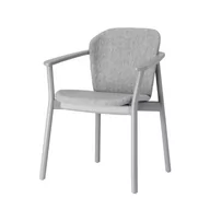 Fotele - Scab Design Fotel Finn natural - rama szary mat 2890 FG - miniaturka - grafika 1
