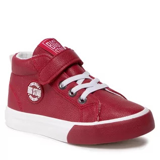 Buty dla dziewczynek - Sneakersy BIG STAR - EE374004 Red - grafika 1
