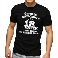 Koszulki męskie - Koszulka T-Shirt 18 Urodziny Męska S Prezent Y2 - miniaturka - grafika 1