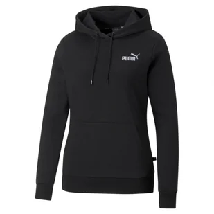 Damska bluza dresowa nierozpinana z kapturem PUMA ESS+ Embroidery Hoodie FL - Kurtki i kamizelki sportowe damskie - miniaturka - grafika 1