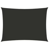 Parasole ogrodowe - vidaXL Prostokątny żagiel ogrodowy, tkanina Oxford, 3x4,5 m, antracyt 135101 - miniaturka - grafika 1