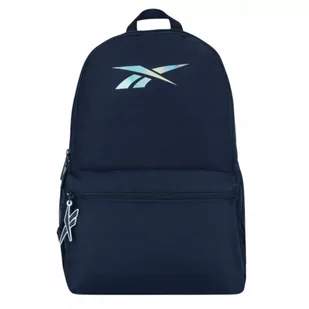 PLECAK Szkolny REEBOK granatowy HOLOGRAM logo młodzieżowy dla dziewczynki - Plecaki szkolne i tornistry - miniaturka - grafika 1
