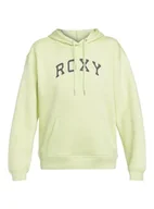 Bluzy damskie - Roxy Top Surf Stoked Bluza Brushed E Kobieta Zielony S - miniaturka - grafika 1