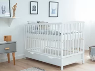 Łóżeczko dziecięce sosnowe Baby Classic 60x120 białe