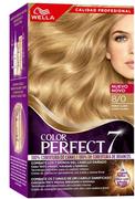 Farby do włosów i szampony koloryzujące - Farba kremowa z utleniaczem Wella Color Perfect 7 100 Cobertura De Canas 8-0-Rubio Claro 60 ml (4064666324098) - miniaturka - grafika 1