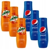 Syropy i koncentraty owocowe - Syropy saturatora Sodastream 3x Pepsi 3x Mirinda - miniaturka - grafika 1