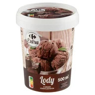 Lody i desery lodowe - Carrefour Extra Lody o smaku czekoladowym 500 ml - miniaturka - grafika 1