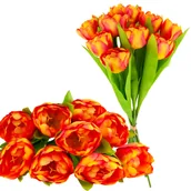 Sztuczne kwiaty - Tulipany Bukiet Kwiaty Sztuczne Bukiety Tulipanów Sztucznych Do Stroika - miniaturka - grafika 1