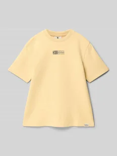 T-shirt z nadrukiem z logo - Koszulki dla chłopców - miniaturka - grafika 1