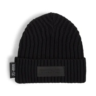 Czapka zimowa PUMA MAPF1 STATEMENT BEANIE 02569001 – Czarny - Czapki damskie - miniaturka - grafika 1