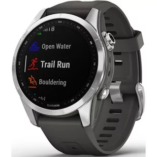 Garmin Garmin Fenix 7S srebrny z grafitowym paskiem [010-02539-01] 010-02539-01 - Smartwatch - miniaturka - grafika 1