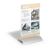 Inne meble biurowe - Durable 858819 PRESENTER A5 tabliczka na stół przezroczysty szt. 858819 - miniaturka - grafika 1