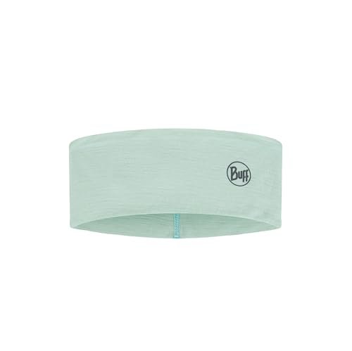 BUFF Opaska LW Merino Wool Reguluje Temperaturę, 100% Wełna Merino, na Świeżym Powietrzu, Zrównoważona, Lekka, Komfort One Size Zielony