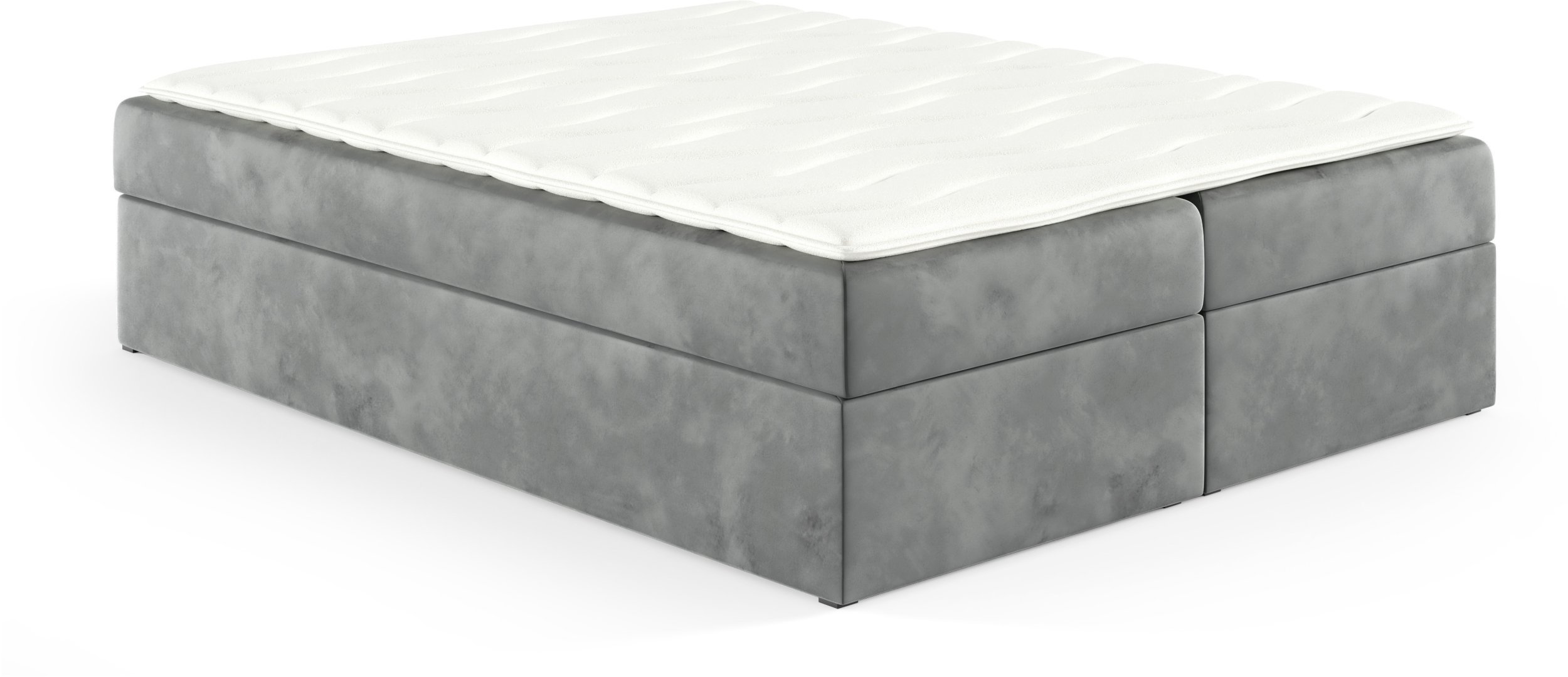 Łóżko kontynentalne Box 160x200 bez nóg bez zagłówka riviera 91