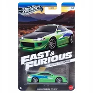 Samochody i pojazdy dla dzieci - Hot Wheels Szybcy I Wściekli Fast & Furious Brian O'Conner Autko Samochodzik Resorak Model 1995 Mitsubishi Eclipse 1/5 - miniaturka - grafika 1