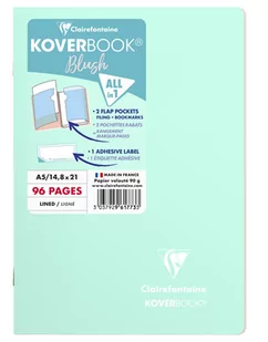 Zeszyt A5 48K linia Koverbook BLUSH PP lilac 1 sztuka - Clairefontaine - Zeszyty szkolne - miniaturka - grafika 1