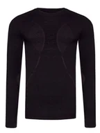 Koszulki sportowe męskie - XBIONIC koszulka termoaktywna męska APANI MERINO 4.0 czarna - miniaturka - grafika 1