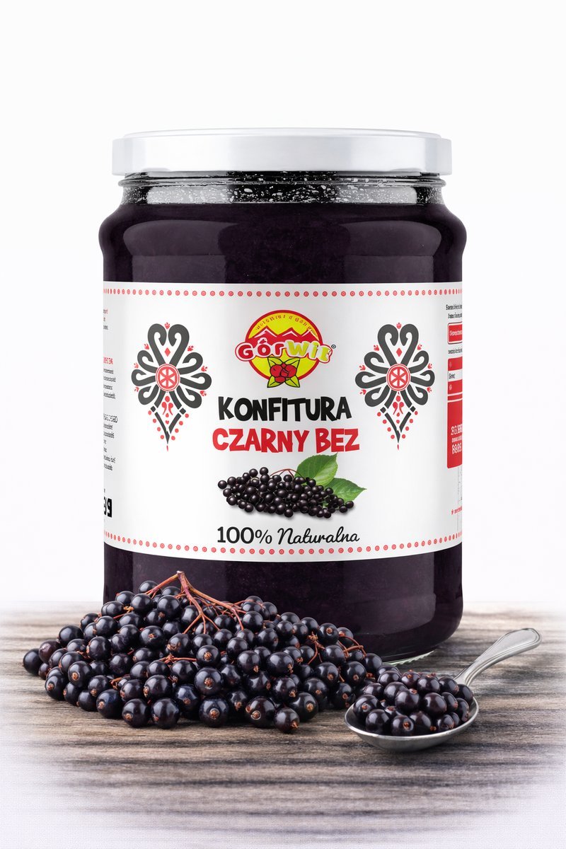 KONFITURA Z CZARNEGO BZU 310g