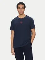 Koszulki męskie - HUGO T-Shirt Laze 50525236 Granatowy Regular Fit - miniaturka - grafika 1