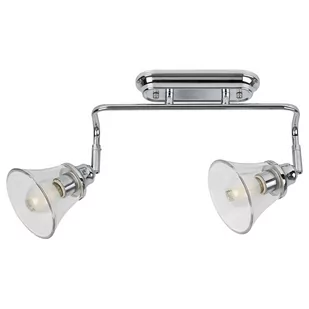 Rabalux Antoine 3208 kinkiet lampa ścienna 2x40W E14 transparentny/chrom - Lampy ścienne - miniaturka - grafika 1