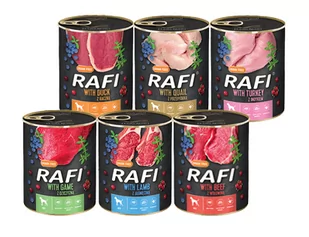 DOLINA NOTECI Rafi dla psa mix smaków 56x400g - Mokra karma dla psów - miniaturka - grafika 2
