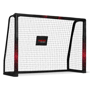 Bramka do piłki nożnej, Neo-Sport, 180x120x60 cm, czarno-czerwona - Zabawki i gry sportowe - miniaturka - grafika 1
