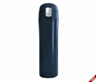 Kubki termiczne - Kubek termiczny 450 ml OUTER3 z gumową podkładką (granatowy) SPECIAL NAVY - miniaturka - grafika 1