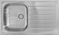 Zlewozmywaki - Zlew KERNAU KSS G 454 1B1D stal SATYNA - miniaturka - grafika 1